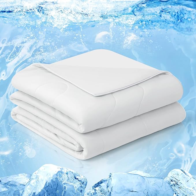 EASELAND Cooling Comforter Queen, Cold Touch Fabric Absorbs Body Heat, by EASELAND