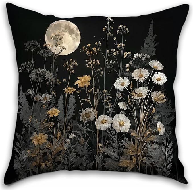 Bohemian Pillow Covers | Vintage Floral & Carpet Design | Double Sided Blue by RBAFAO