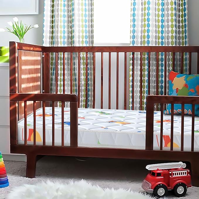 Premium Baby Mattress for Crib and Toddler Bed, 100% Knitted Fabric, Premium - Image 7