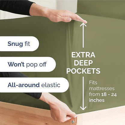Extra Deep Pocket Split King Sheets - Image 3