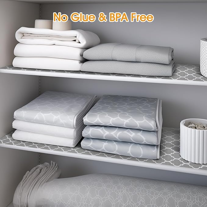 Shelf and Drawer Liner for Kitchen Cabinets Non-Adhesive, Strong Grip Non-Slip - Image 6