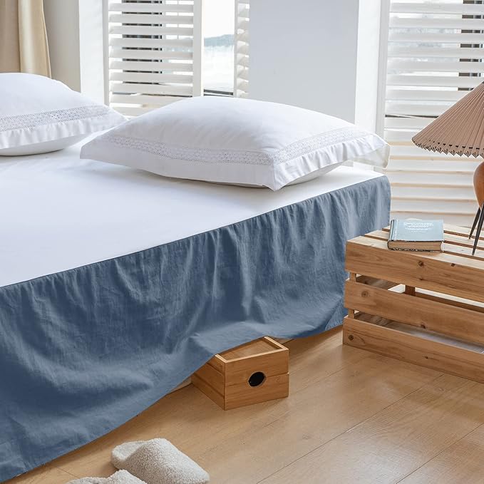 BISELINA French Linen Bed Skirt - Image 5