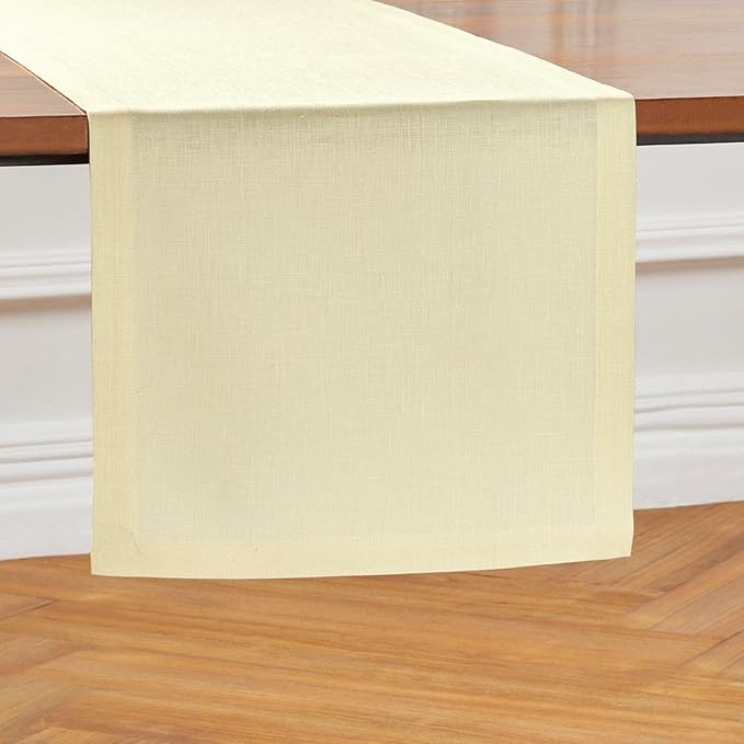 Solino Home Linen Table Runner 120 Inches Long by SolinoHome