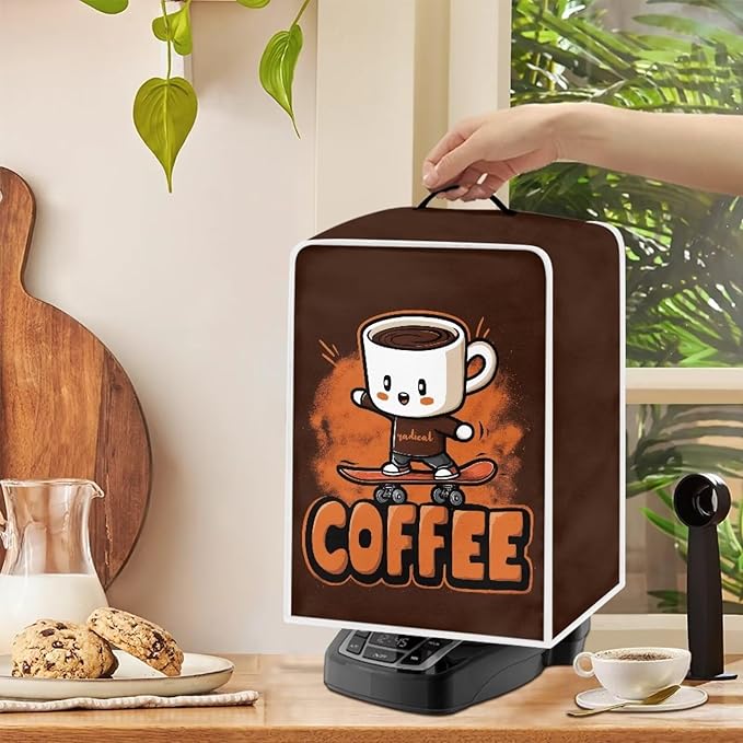Coffee Maker Dust Cover Funny Mixer Small Kitchen Appliance Protector Foldable - Image 4