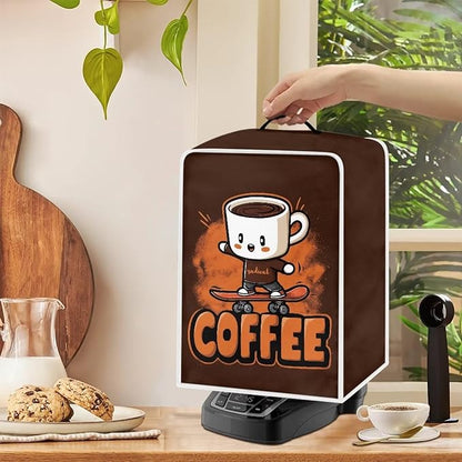 Coffee Maker Dust Cover Funny Mixer Small Kitchen Appliance Protector Foldable - Image 4