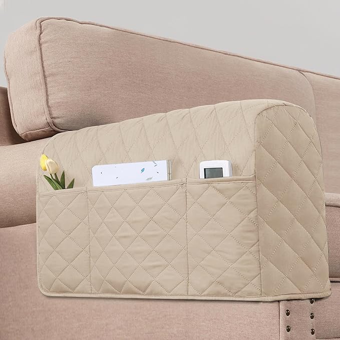 2 Pack Water Resistant Armrest Covers by KPPKOU