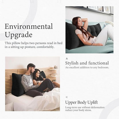 Wedge Headboard Pillow Dorm Room Reading Pillow Back Support - Image 5