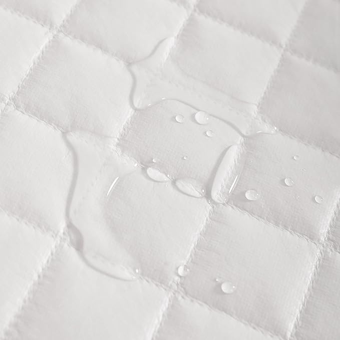 NTBAY 2 Pack Waterproof Crib Mattress Protector, Quilted 28"x52" Toddler Fitted - Image 4