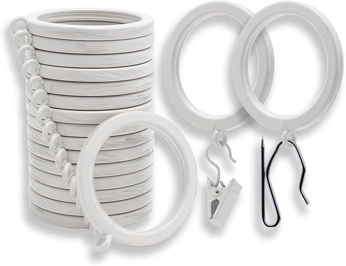 BlastHome® Luxury Curtain Rings – Premium Metal by BlastHome