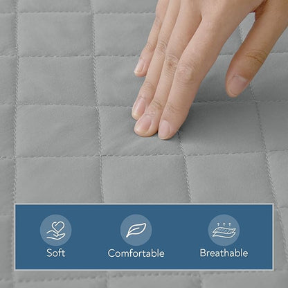 Mini Crib Mattress Protector 2 Pack, Waterproof Mini Crib Mattress Pad Cover - Image 3