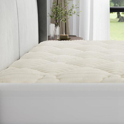 Novilla Twin XL Soft Mattress Topper, Fluffy Pillow Top Mattress Pad - Image 6