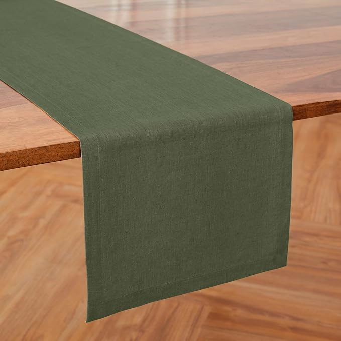 Solino Home Linen Table Runner 72 Inches Long by SolinoHome