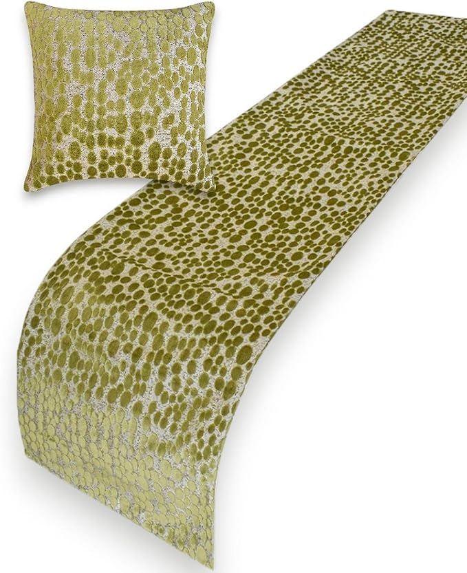 The HomeCentric Chartreuse Green Bed Runner by TheHomeCentric