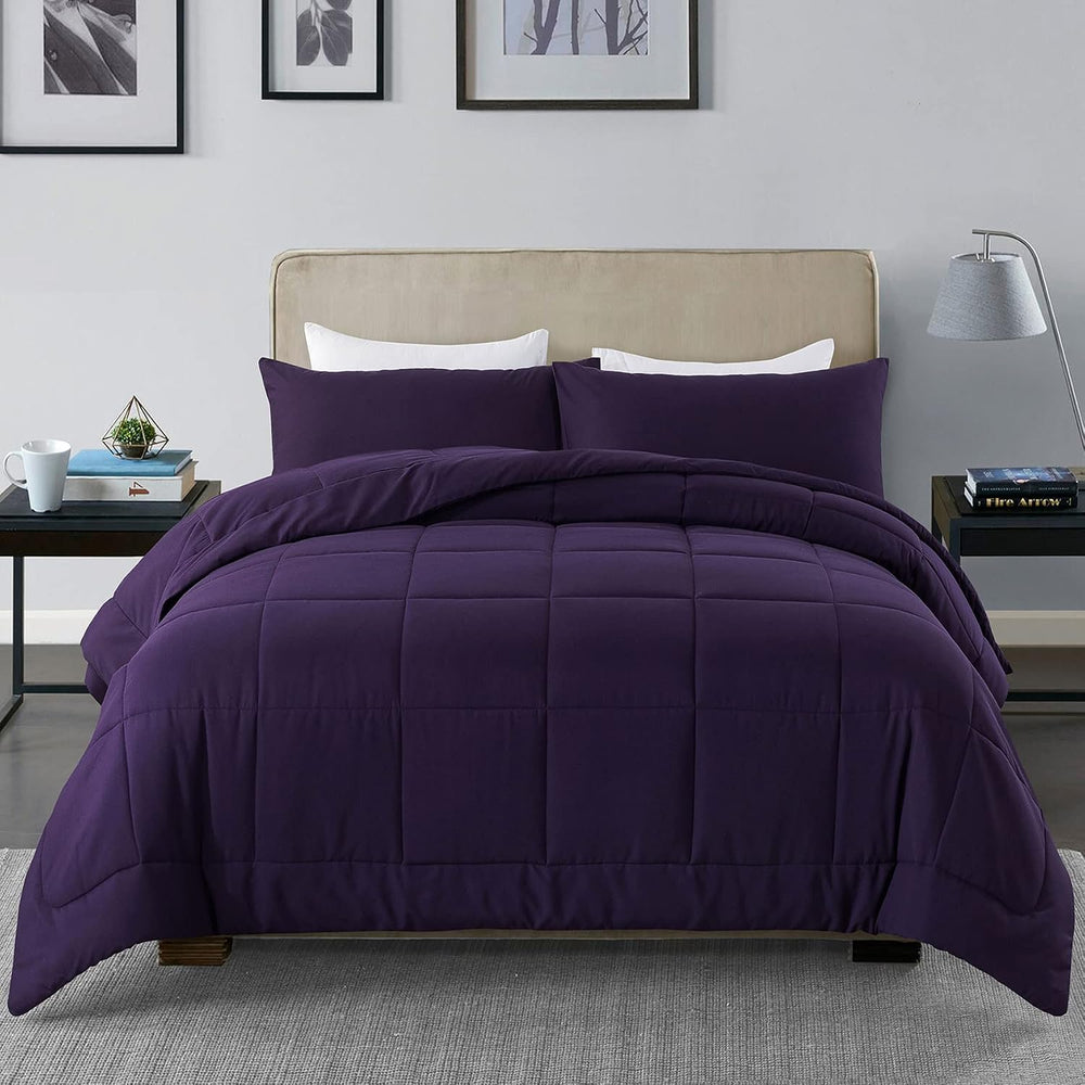 DOWNCOOL King Size Comforter Set -All Season Bedding Comforters Sets with 2 P...