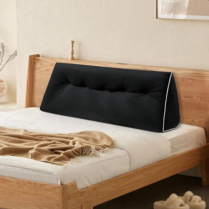 Headboard Wedge Pillows Full, Ergonomic Bed Triangular Headboard Pillow by Unknown