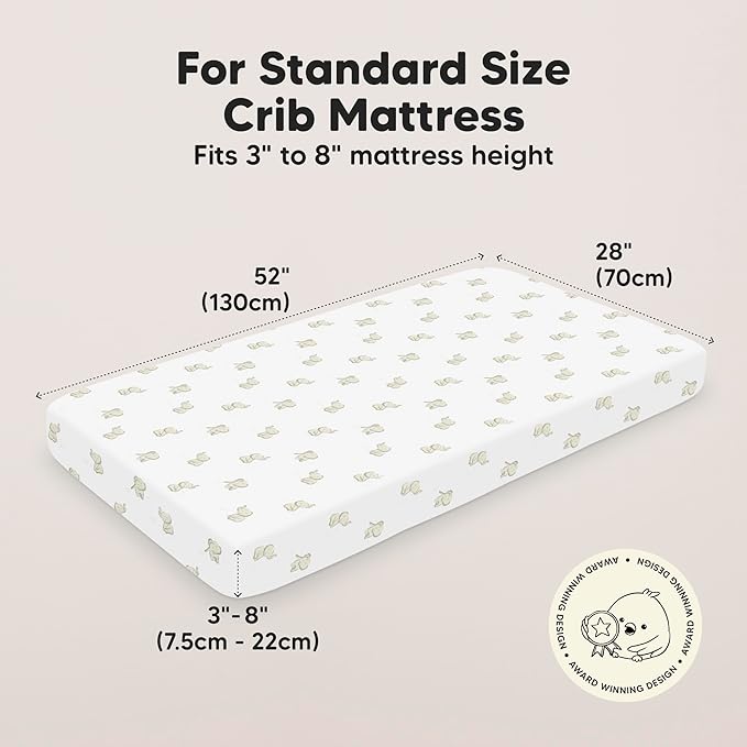KeaBabies 2-Pack Baby Crib Sheets - Image 3