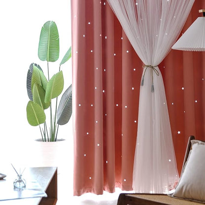 Kinryb Princess Curtains for Girls Bedroom - Image 5