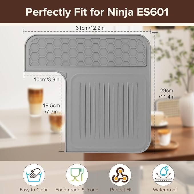 Top Mat for Ninja Luxe Cafe Espresso Machine ES601 ES701, Protects Top Surface - Image 7