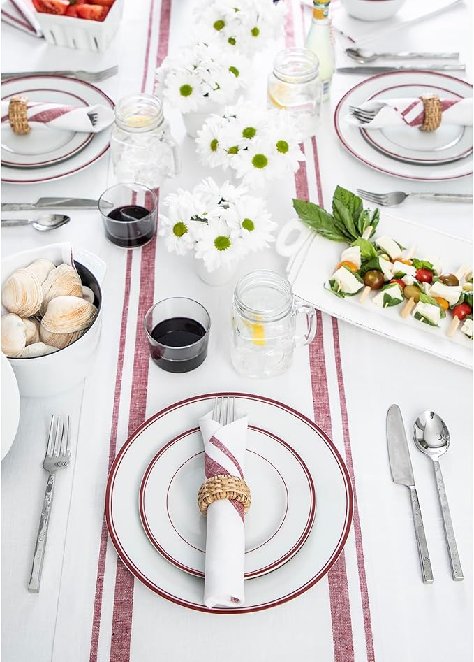 Solino Home Linen Table Runner 120 Inches Long - Image 3