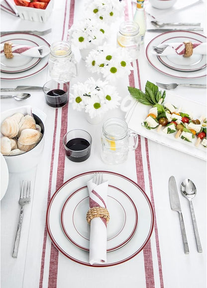Solino Home Linen Table Runner 120 Inches Long - Image 3