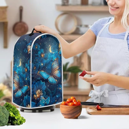 Blue Butterfly Blender Covers for Kitchen Food Processor Cover - Image 3