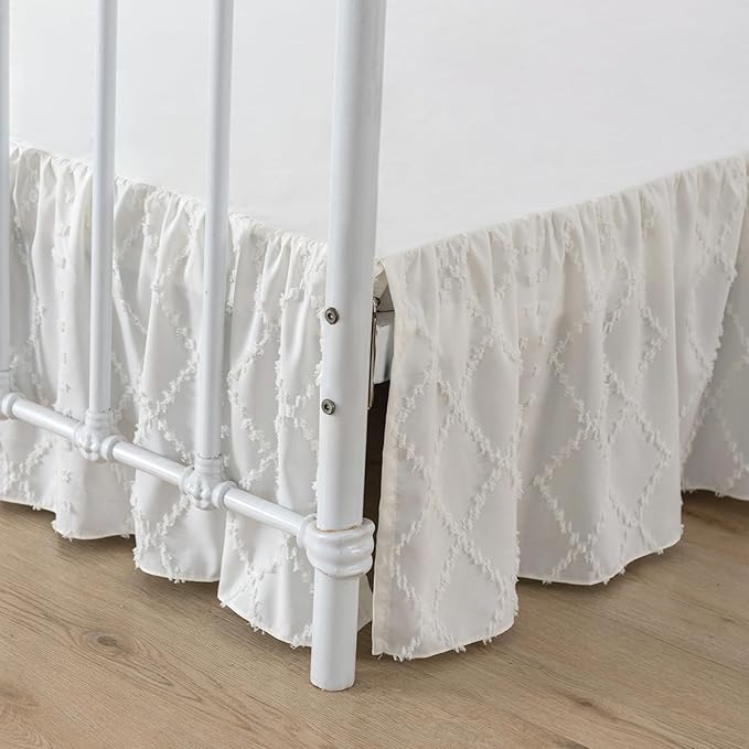 Bed Skirt King Size Ruffled Bed Skirt by TSUTOMI