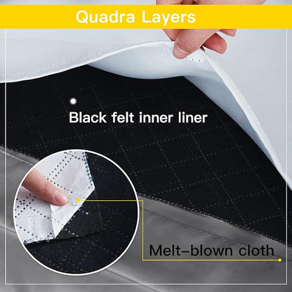 NICETOWN Dust Isolate Sound Barrier 100% Blackout Curtains 84 inches Long - Image 7