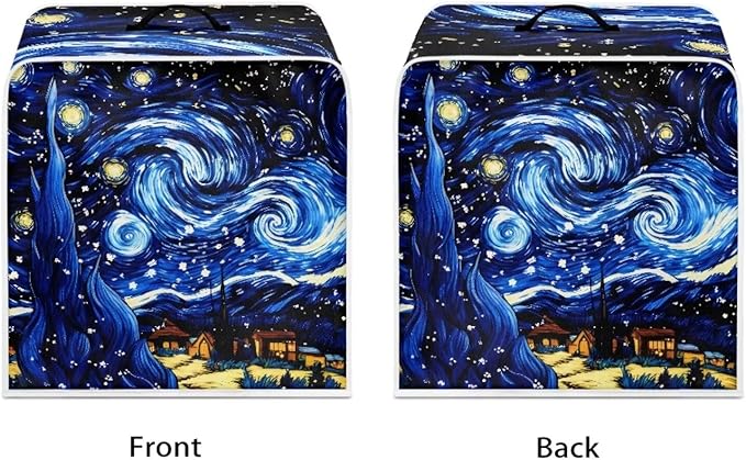 Starry Night Print Coffee Maker Cover – Dust Protection Stain Resistant - Image 2
