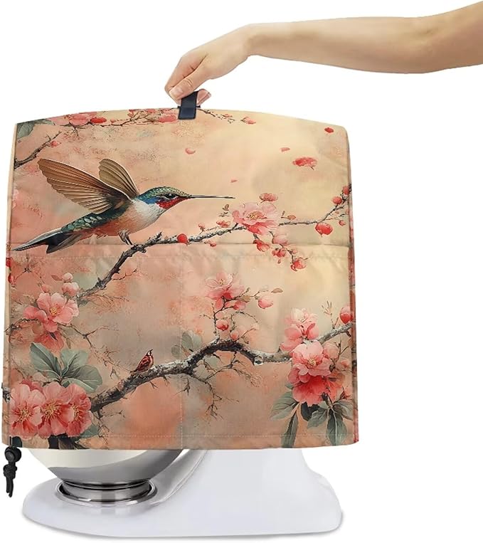 Hummingbird with Flower Mixer Covers Washable Stand Mixer Dust Cover Fit - Image 4