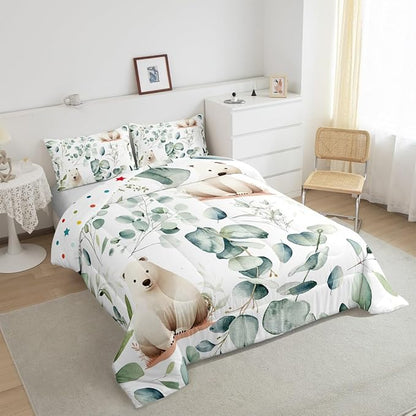 Erosebridal Boys Cartoon Animal Queen Comforter Set - Image 5