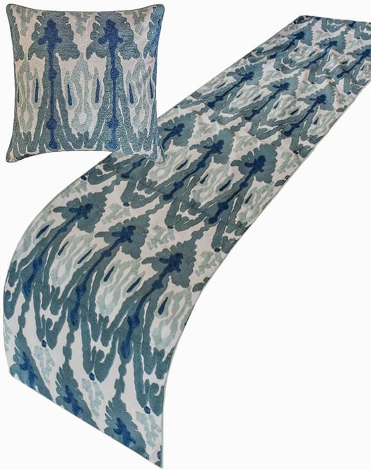 The HomeCentric Blue Bed Runner by TheHomeCentric