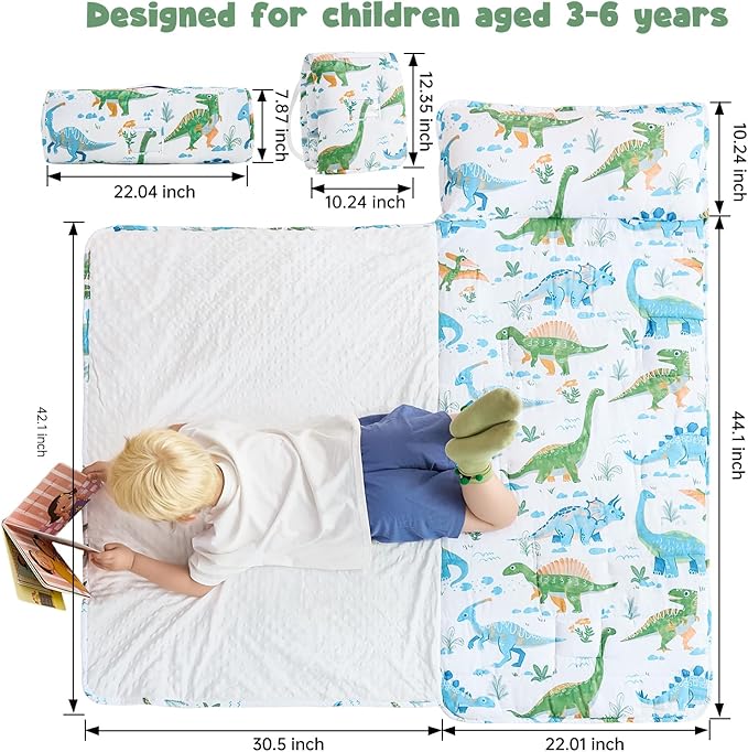 DJY Toddler Nap Mat, Kid Slumber Bag - Image 2