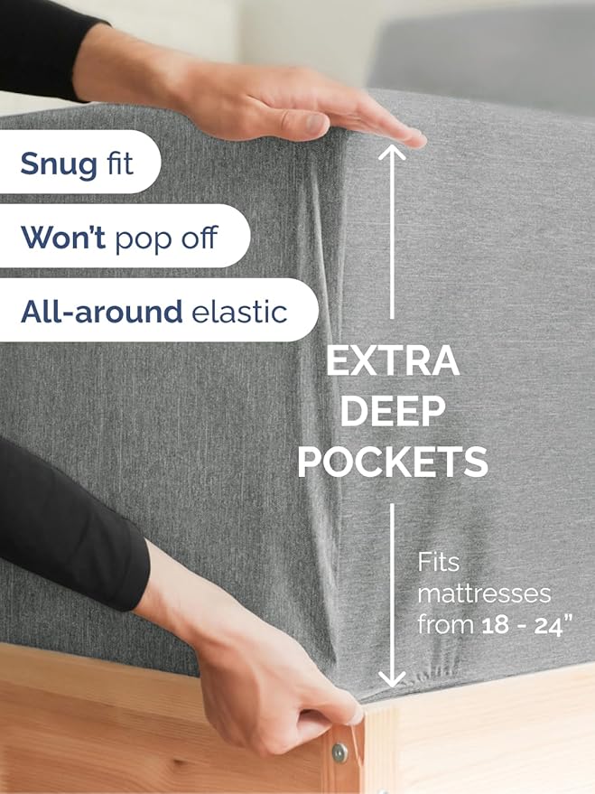 Extra Deep Queen Fitted Sheet - Image 2