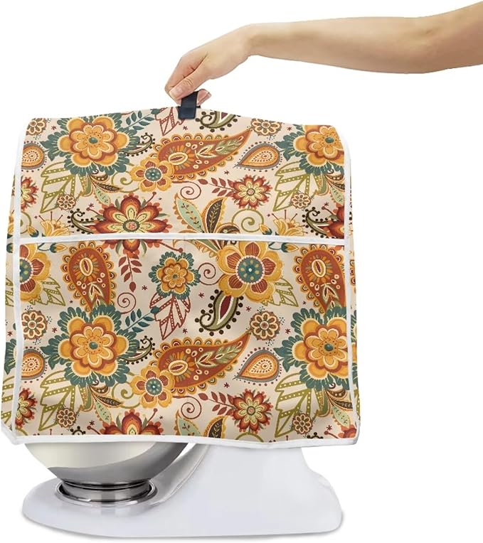Boho Stand Mixer Cover 4.5-5Qt Mixer Cover Washable Anti-Stain Appliance Covers - Image 6