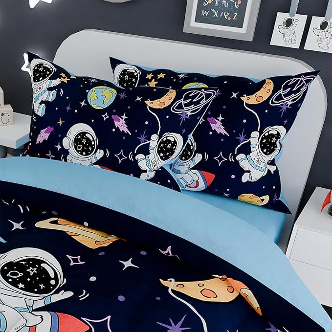 SANDJEST Astronaut Bedding Sets - Image 5