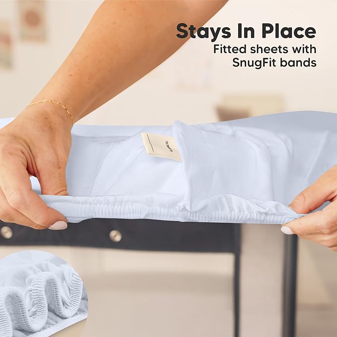 2-Pack Mini Crib Sheets Fitted - Image 6