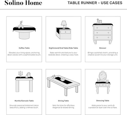 Solino Home Linen Small Table Runner 48 Inches - Image 6