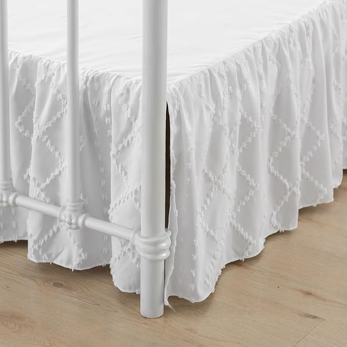 Bed Skirt Queen Size Ruffled Bed Skirt by TSUTOMI