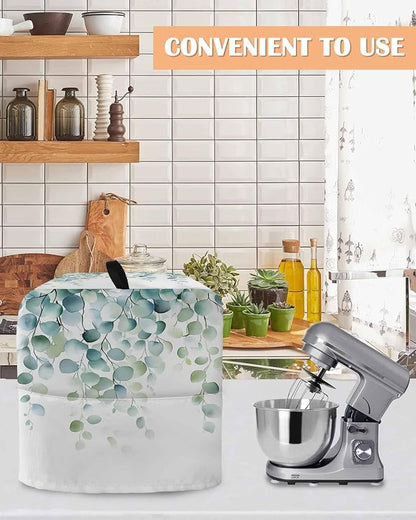 Eucalyptus Leaves Stand Mixer Dust Cover - Image 4