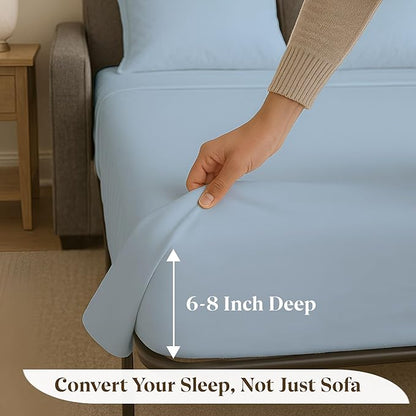 Sleeper Sofa Bed Sheet Set - Image 4