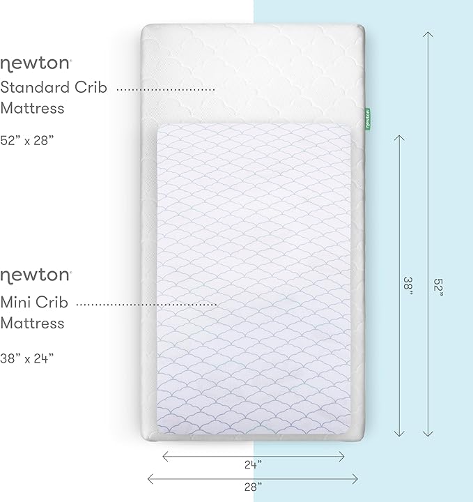 Newton Baby MINI CRIB Fitted Sheets | Organic Muslin Cotton, Breathable Soft - Image 2