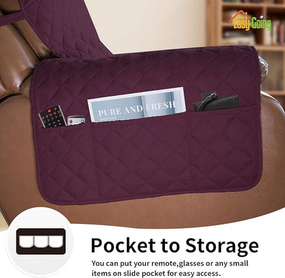 Easy-Going Oversized Recliner Cover Reversible Couch Cover Sofa Cover - Image 3