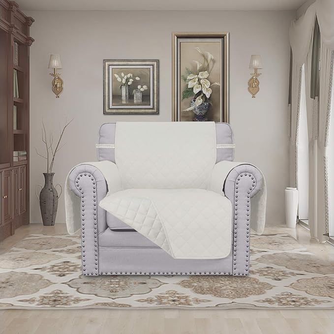 Easy-Going Chair Sofa Slipcover Reversible Sofa Cover Water Resistant Couch - Image 2
