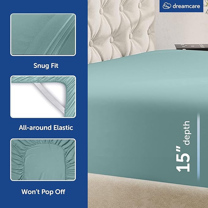 DREAMCARE King Size Sheets Set - Image 6
