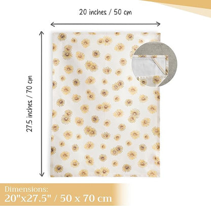 Maison d' Hermine Kitchen Towels Set of 3 100% Cotton 20" x 27.5" Reusable - Image 4