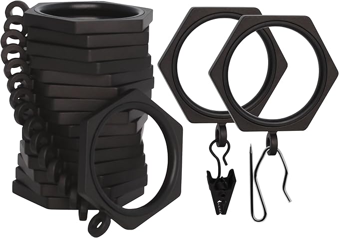 BlastHome® Luxury Curtain Rings by BlastHome