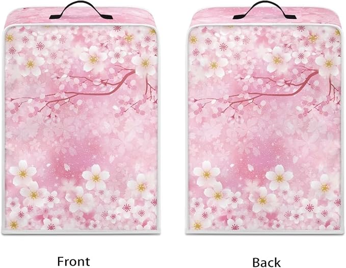 Mumeson Cherry Blossom Coffee Maker Cover, Universal Waterproof and Dustproof - Image 2