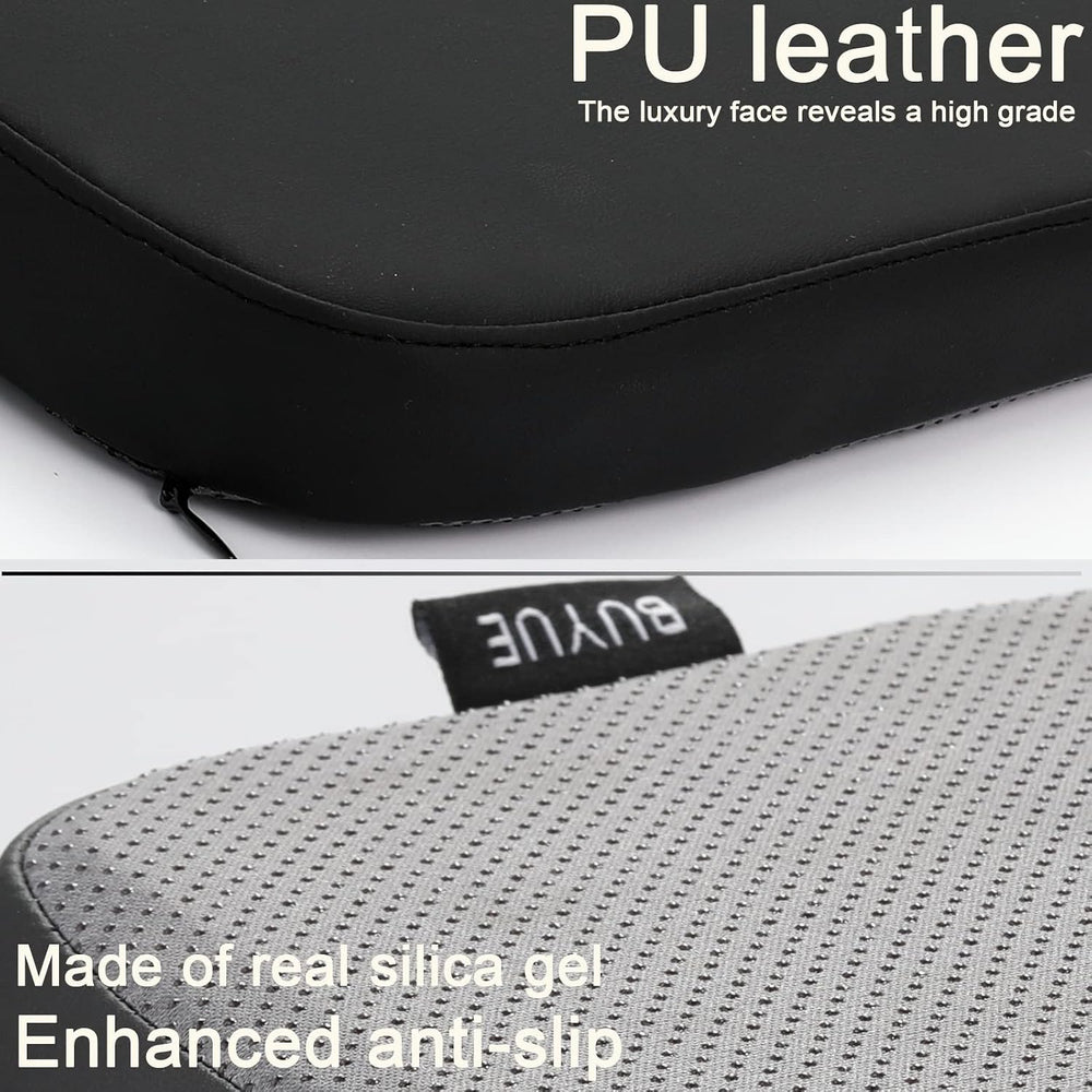 BUYUE 14" Magnetic Metal Chair Cushions, Water-Resistant PU Leather Anti...