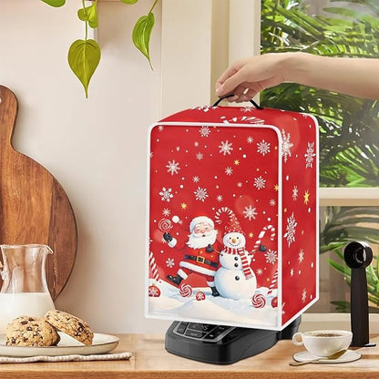 Cute Christmas Coffee Maker Cover - Image 4