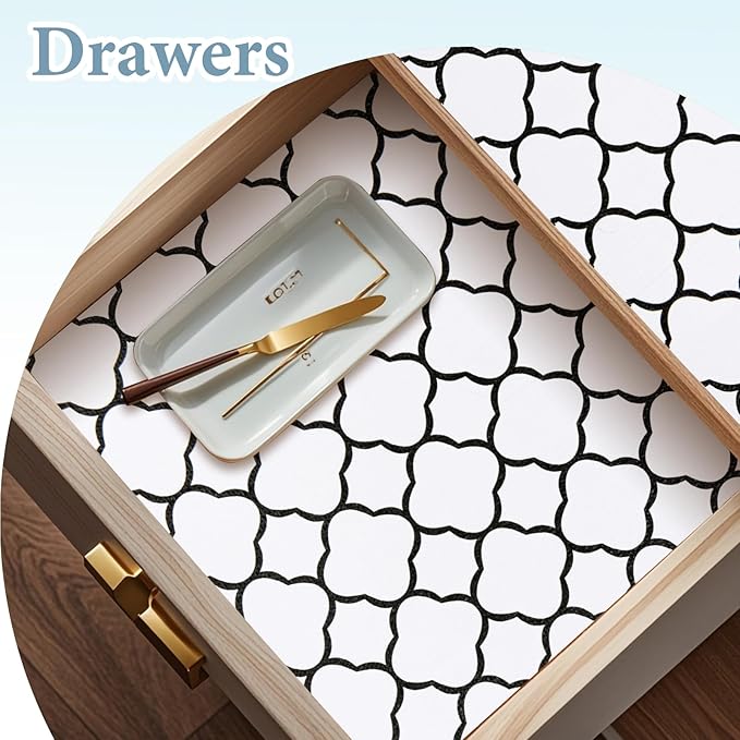 Shelf Drawer Liners for Kitchen Cabinets 17.3 x 236 Inches Non Adhesive Drawer - Image 6
